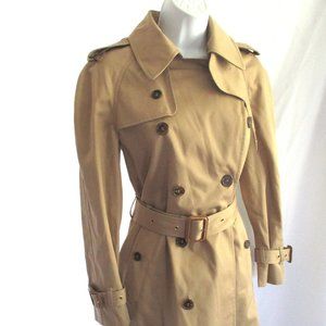 NEW SAINT LAURENT PARIS YSL GABERDINE trench coat